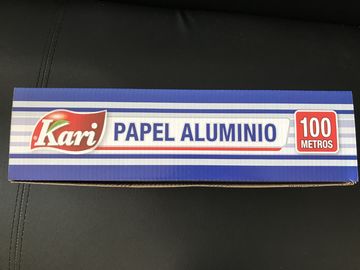 Restaurant Parchment Lined Foil , Aluminum Foil Wrap 3 - 300m Length