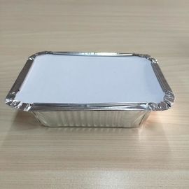 Fastfood Aluminium Cooking Pans , Disposable Foil Pans With Lids Custom Thickness