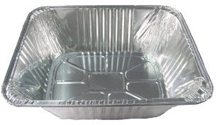 Fastfood Disposable Foil Pizza Pans , Aluminum Foil Steam Table Pans